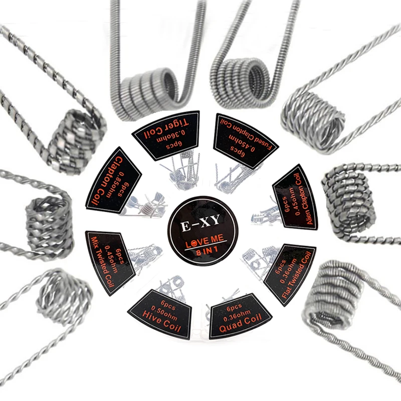 Vmiss 8 In 1 Prebuilt Coil Cla - огляд і ціна Clapton Wire Pre Built