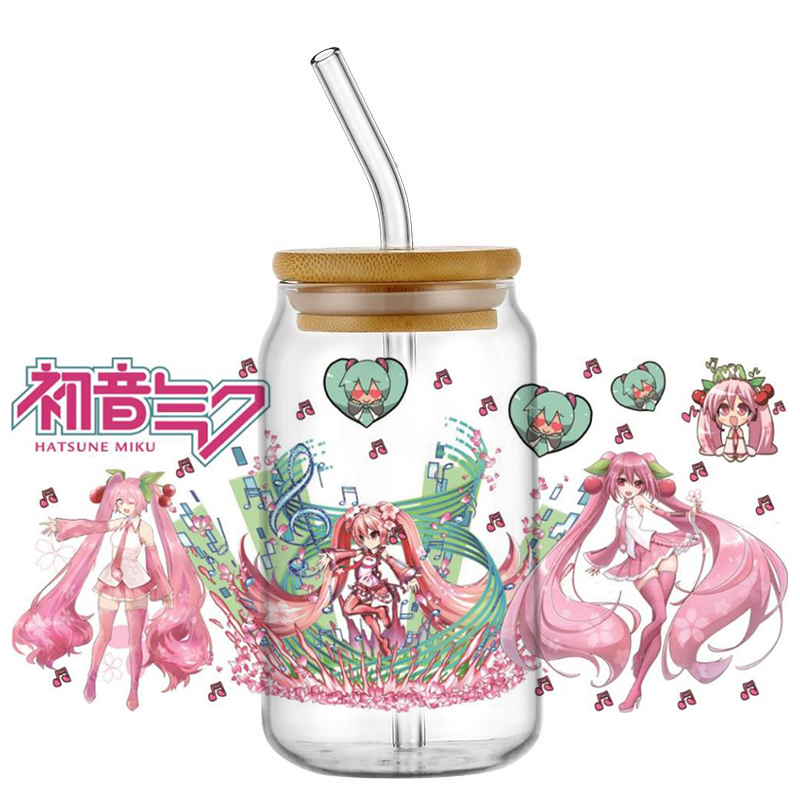 Hatsune Miku UV DTF Cup Wrap 1 - огляд і ціна Rdta Tank Glass