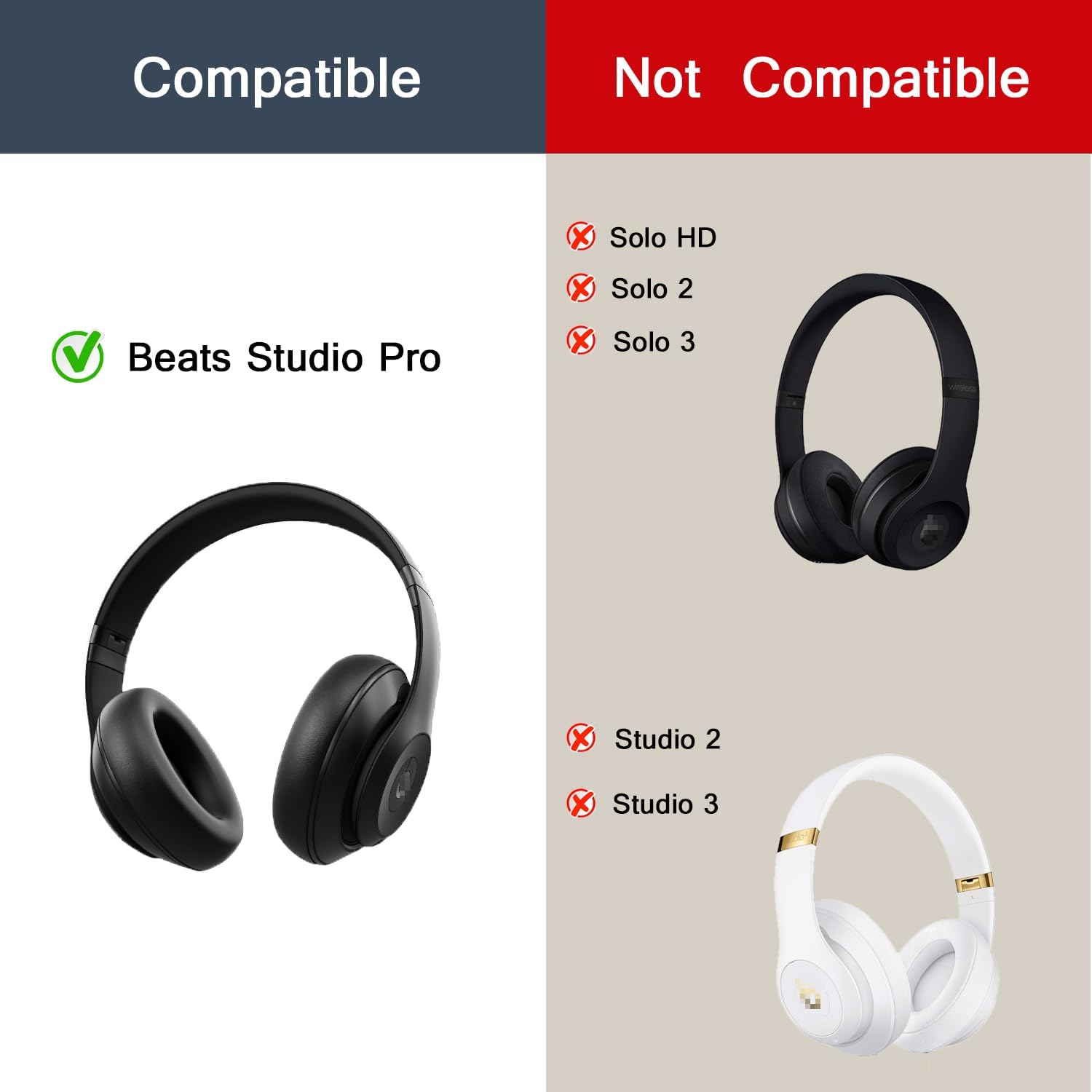 Replacement Ear Pads for Beats - огляд і ціна Beats Headphone Studio Pro