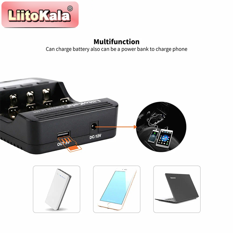 LiitoKala Lii-500 Battery Char - огляд і ціна Vape Battery 18650